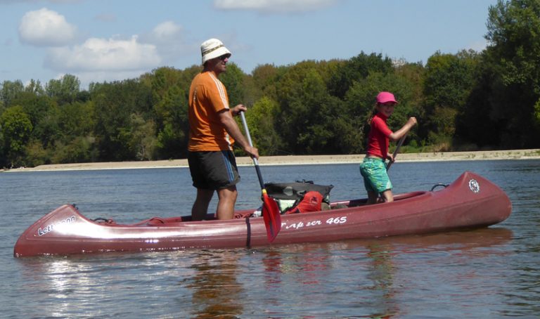 Kanuwanderung auf dem Allier